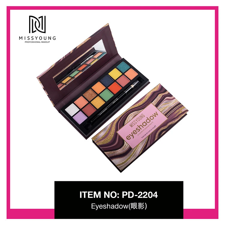 Promotional high quality high pigment makeup eyeshadow palette