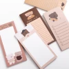 Promotional Office Supplies Stationery 50 Sheets Kawaii Printing Memo Pad Notepad Weekly Planner Print Bear Sticky Note Pad