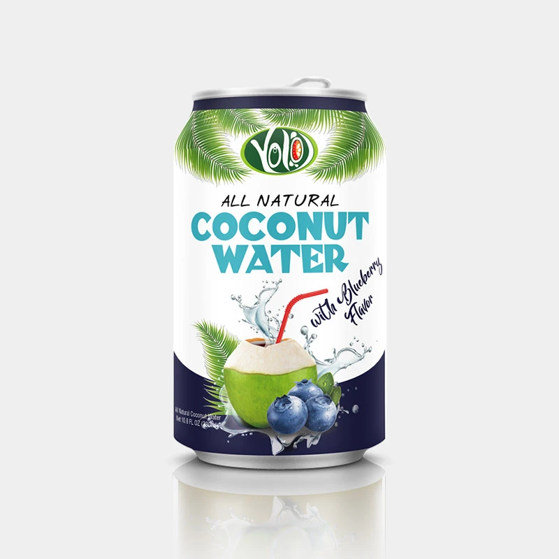 Pure Juice 330ml canned coconut water strawberry juice from Best Price and Fast Delivery Supplier coconut water with pulp