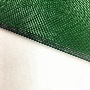 PVC belt 1.6mm green diamond top baggage conveyor belt