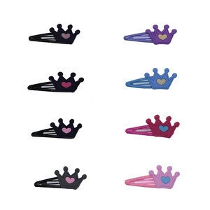 Pvc Crown Hair  Clip  Hair Ribbon Manufacturer Customized for Hair Accessories for Kid Party Gift