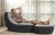 Import PVC flocking inflatable sofa with footrest air filling sofa chair for home furniture from China