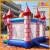 Import PVC outdoor playground inflatable castle with slide for sale from China