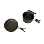 QIYUN Outdoor camping cookware set for 1-2 people , Camping aluminum pot Set,Camping POT and Camping cookers