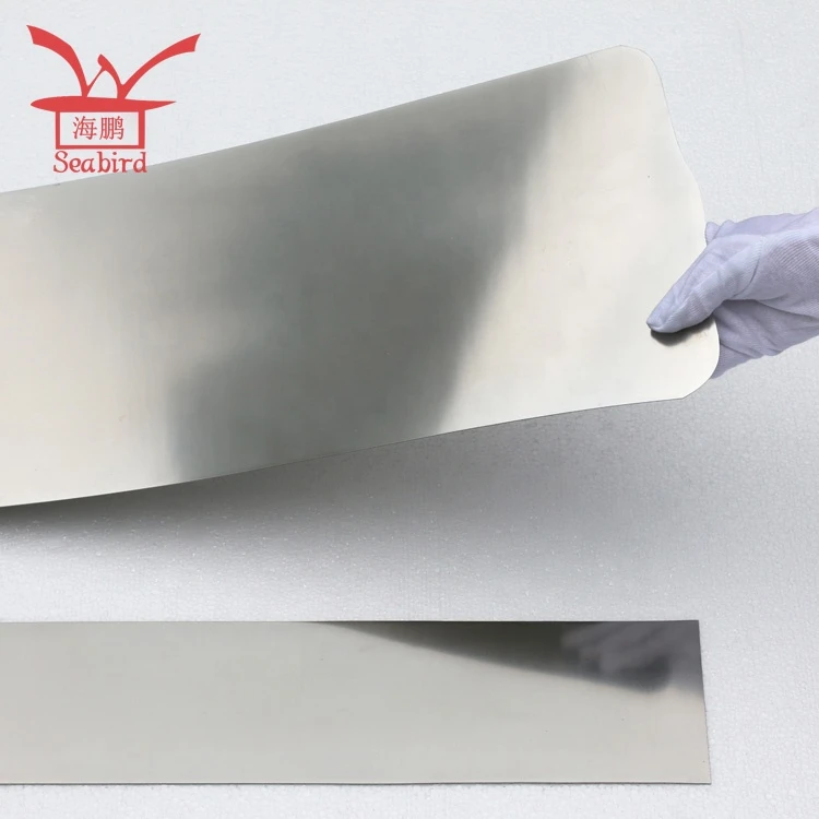 Quality products cheap medical titanium sheet shape memory nitinol plates superelastic