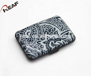 Reaf factory direct plastic wallet aluminum name card holder
