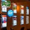 Real Estate Agent LED Window Display Backlit Kits  Aoban  Advertising Light Box