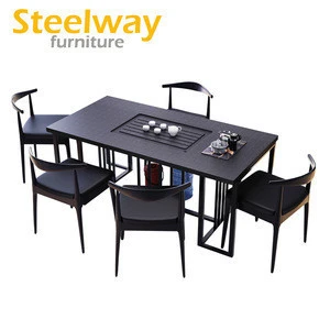 rectangle metal  gongfu smart electrical tea table
