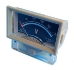 Rectangle shape pointer type panel current ampere meter moving coil structure DC ammeter 85C17 64*56mm