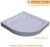 Import resin material composite stone shower tray in philippines from China