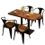 Import restaurant dining table and chairs set from China