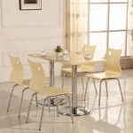 Restaurant furniture wood steel dining tables chair sets for restaurant