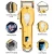 Import Resuxi gold rechargeable cordless hair clippers barber clipper hair professional adjustable lcd display electric hair clippers from China