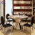 Import Retangular Thicken Marble Top Stainless Steel Frame Dining Tables Sets from China
