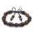 Import Retro Elastic Natural Stone Agate Stone Tiger Eye Pattern Beaded Party Decoration Accessories Personalized Gift Bracelet from China