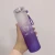 reusable 350ml 500ml empty frosted custom logo water glass drinking bottle