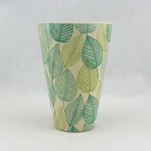 Reusable Coffee Tea Travel Mug, Bamboo Fiber, 15 ounce, Eco friendly & Dishwasher safe