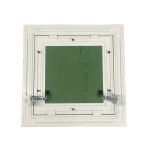 Revision access panel for plaster gypsum board ceiling