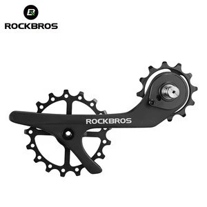 ROCKBROS 17T Bike Bicycle Rear Derailleur Pulley Wheel Kit Carbon Fiber 11 Speed 9100 9150 R8000 R8050 Bike Bicycle Part