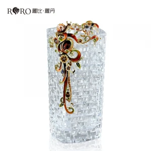 RORO Woven Glass crystal glass decorative Vase