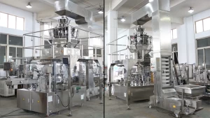 Rotary Automatic Premade Bag Frozen Sea Food Fish Ball Packaging Machine