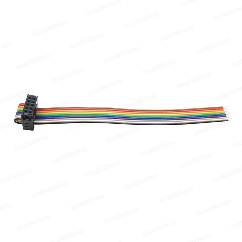 RT809H optional accessories IDC10 Female welding ISP Cable color strands of tinned copper wire