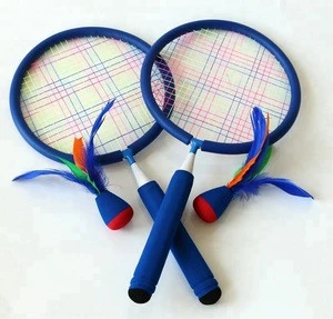 Rubber Foam Racket Baby Sports Outerdoor Badminton Shuttlecock Child Badminton Tennis