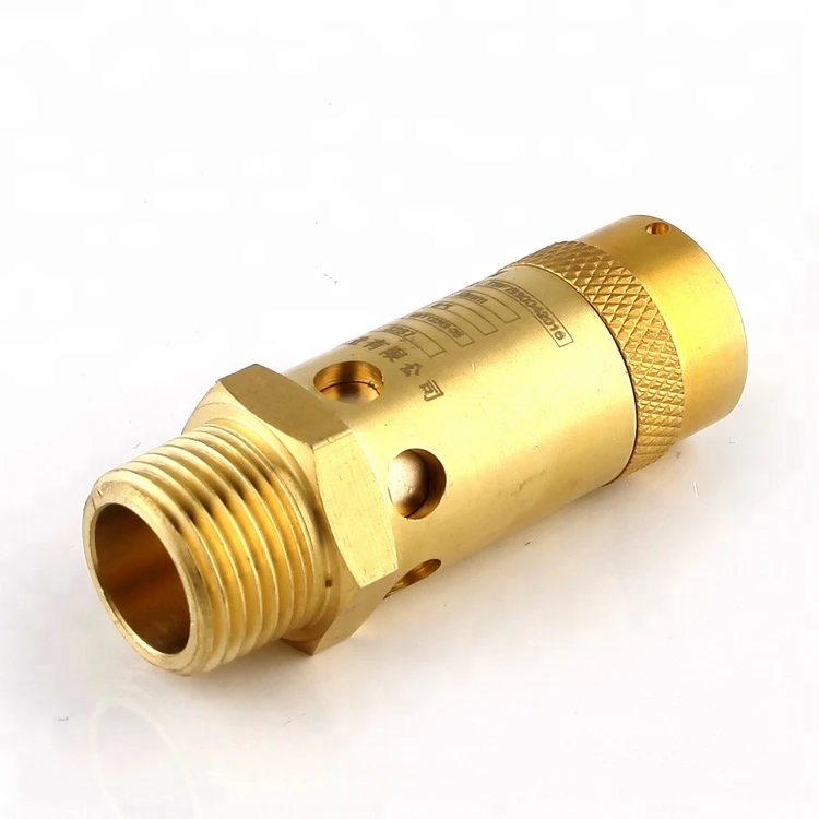 Safety valve Brass Spring Full Lift Safety Relief Valve CW617N for Screw Air Compressor