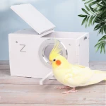 Sales Parrot fan zhi xiang Tiger skin peony Xuanfeng warm incubation birds nest wooden birds nest supplies bird supplies