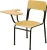 Import school furniture folding chair with wood writing pad from China