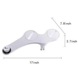Self-cleaning Manual Dual Nozzles Cold Water ABS Bidet for Toilet