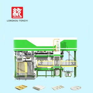 Semi Automatic Tableware Production Line Paper Lunch Box Making Machinery