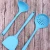 Import serving  lure honey wood spoon Silicone spoons and fork spoons from China