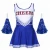Import Sexy Cheerleader Dress highschool Cheerleader Costume glee cheerleader costume outfit W/POM POMS from China