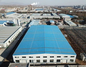 Shandong factory steel structure warehouse light steel shed