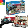 Shantou woma toy factory-Educational 8 in 2 Building Bricks Slot Toys Train For Kids