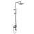 Import Shower Set Bathroom Mixer Hot Cold Water Shower Wall Mounted copper shower set from China