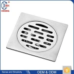 Side outlet stainless steel bathroom floor shower drain drain prices
