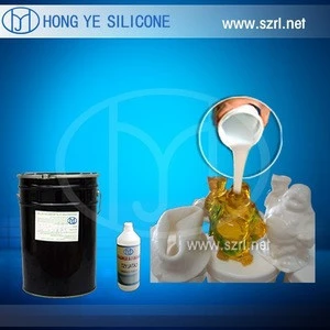 Silicone rubber for molding polyurethanes polyester resins