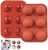 Import silicone semicircle circle molds chocolate bomb mold  hot chocolate bombs silicone chocolate mold from China