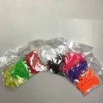 Silicone shoelace No binding bag package no tying lazy shoelaces versatile color silicone adult fashion elastic shoelaces