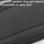 Simfamily Diaper Cloth Bamboo 4layers Insert Factory Direct Sales Cloth China Babies Printed Soft Breathable Leak Guard
