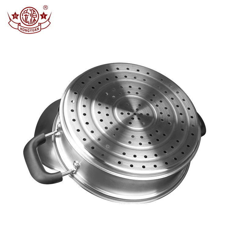 Single & double ply dumpling pot steamer 304 stainless steel  food steamer