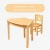 Import Single study table Fan-shaped kids table from China