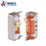 SK13D01 SPDT 3 position momentary slide switch 4 pin 1P3T mini slide switches