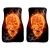 Import Skull Design Printing Car Front Floor Foot Mats Vehicle Carpet Anti-Slip Rubber 2 Pieces from China
