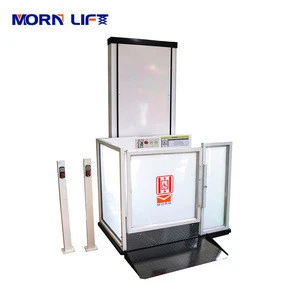Small outdoor lift elevator for disabled or elder
