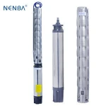 Solar garden submarine water pump with mechanical seal parts