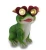 Import Solar Power Lighted Headlight Resin Frog Outdoor Garden Statues Garden Ornaments from China