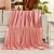 Import Solid color cozy soft 100% organic bamboo weighted blankets with pure silk binding from China